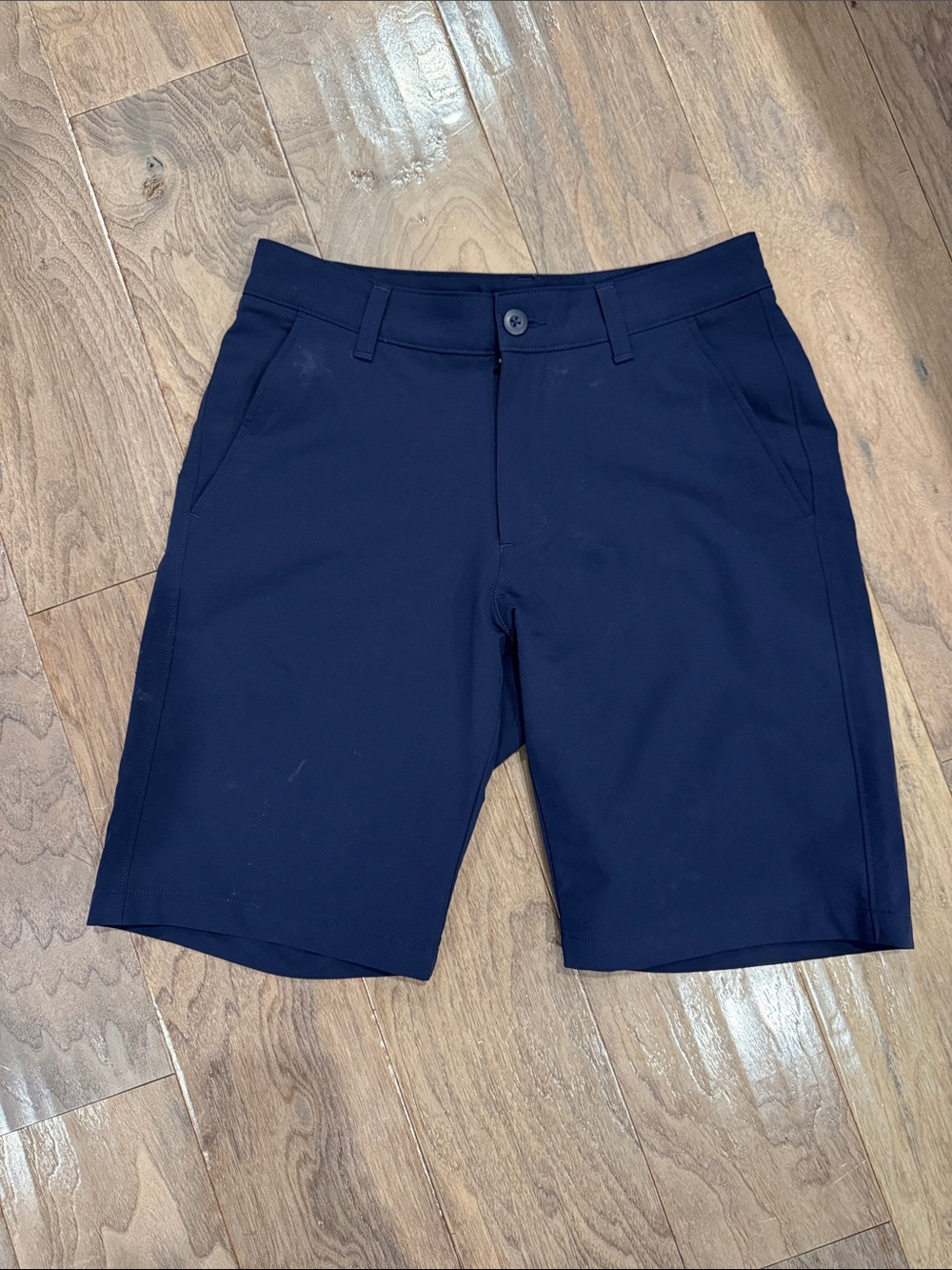 Under Armour Men's Navy Stretch Flat-Front Shorts